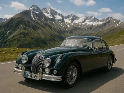 Gebraucht Jaguar XK 250 PS (183 kW) 1958 Grün Cabrio