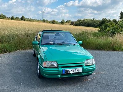 Gebraucht Ford Escort Cabriolet 75 PS (55 kW) 1989 Grün Cabrio