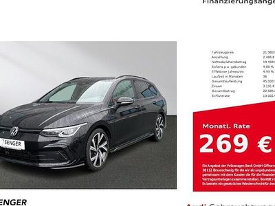 Usata VW Golf VIII R-line 150 CV (110 kW) 2021 Nero Station wagon