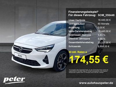 Gebraucht Opel Corsa GS Line 101 PS (74 kW) 2023 Jade weiss/arktis weiss Kleinwagen