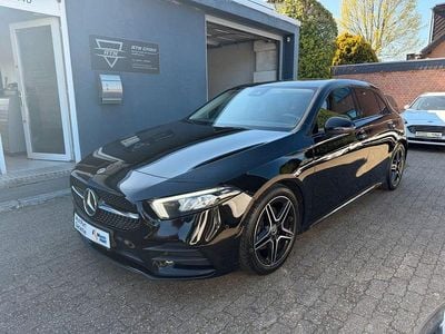 Brugt Mercedes A200 AMG line 200 HK (147 kW) 2021 Sort Sedan