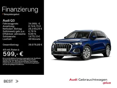 Gebraucht Audi Q3 Advanced 150 PS (110 kW) 2025 Navarrablau metallic SUV