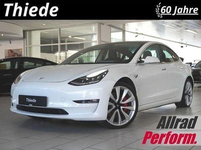 Gebraucht Tesla Model 3 Performance 461 kW (627 PS) 2019 Pearl white multicoat Limousine