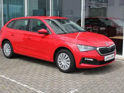 Gebraucht Skoda Scala Active 95 PS (69 kW) 2019 Rot Kleinwagen