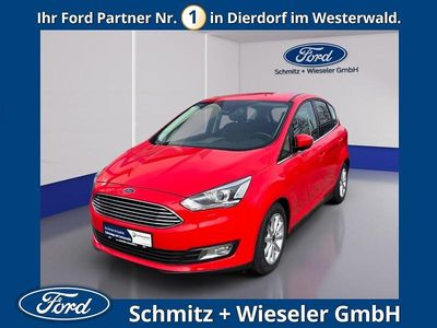 Gebraucht Ford C-MAX Titanium 125 PS (91 kW) 2019 Rot Van / Kleinbus