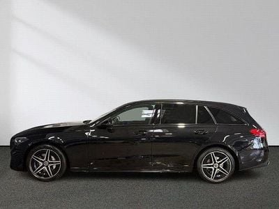 Schwarz Gebraucht 2023 Mercedes C220 AMG Limousine | 36.980 € (Fairer Preis)