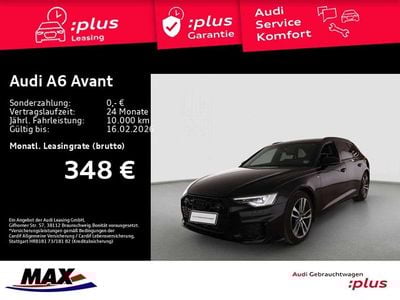 Mythosschwarz metallic Gebraucht 2025 Audi A6 S-Line Kombi | 49.549 € (Superpreis)