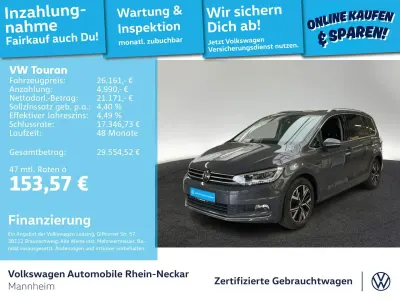 Gebraucht VW Touran Highline 150 PS (110 kW) 2023 Delfingrau metallic Van / Kleinbus