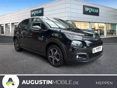 Usado Citroën C3 PureTech 82 CV (60 kW) 2018 Negro Utilitario
