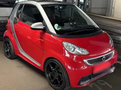 Gebraucht Smart ForTwo Cabrio Pure 54 PS (39 kW) 2013 Rot Cabrio