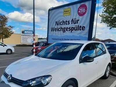Gebraucht VW Golf VI 80 PS (58 kW) 2009 Weiß Kleinwagen