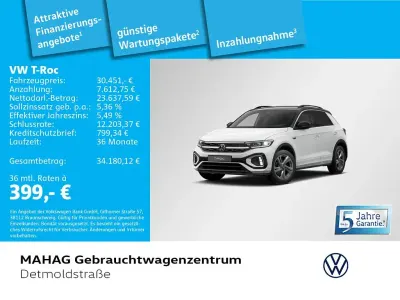 Gebraucht VW T-Roc R-line 150 PS (110 kW) 2025 Weiß SUV
