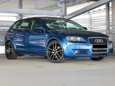 Gebraucht Audi A3 Comfort 160 PS (117 kW) 2007 Blau Kleinwagen