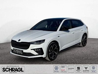 Neu Skoda Scala Monte Carlo 150 PS (110 kW) 2025 Moonweiss metallic Kleinwagen