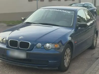 Gebraucht BMW 316 Compact 115 PS (84 kW) 2001 Blau Kleinwagen