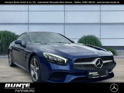 Gebraucht Mercedes SL500 AMG 455 PS (334 kW) 2017 Blau Cabrio
