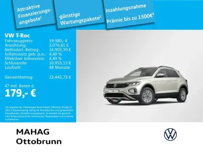 Gebraucht VW T-Roc Life 110 PS (80 kW) 2023 Grau SUV