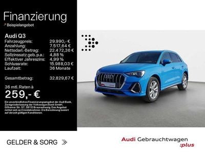 Usata Audi Q3 S-Line 150 CV (110 kW) 2022 Blu SUV