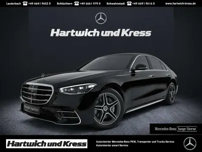 Gebraucht Mercedes S500 AMG line 449 PS (330 kW) 2023 Obsidianschwarz  lack Limousine