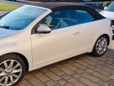 Brugt VW Golf Cabriolet GTI 211 HK (155 kW) 2014 Hvid Cabriolet