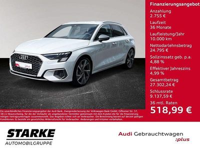 Usata Audi A3 Edition .1 150 CV (110 kW) 2021 Bianco Berlina