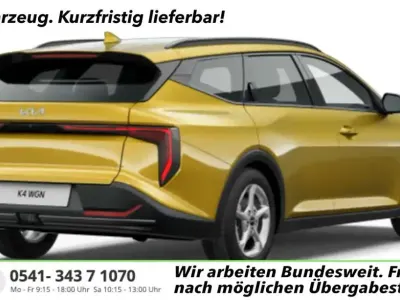 Neu Kia K4 Vision 150 PS (110 kW) 2026 Sparkling yellow metallic Kombi