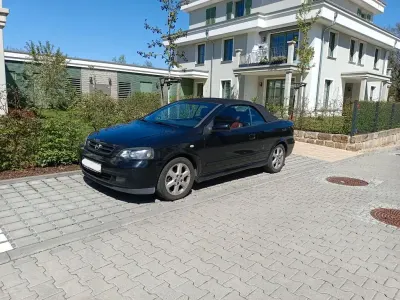 Brugt Opel Astra Cabriolet 147 HK (108 kW) 2002 Sort Cabriolet