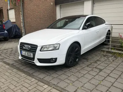 Brugt Audi A5 Sportback S-Line 170 HK (125 kW) 2010 Hvid Hatchback