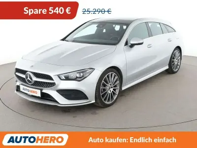 Gebraucht Mercedes CLA200 Shooting Brake AMG line 163 PS (119 kW) 2021 Iridiumsilber Kombi