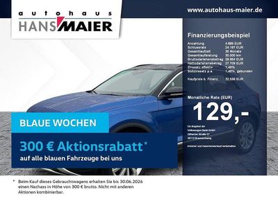 Gebraucht VW T-Roc Style 150 PS (110 kW) 2025 Ravennablau metallic SUV