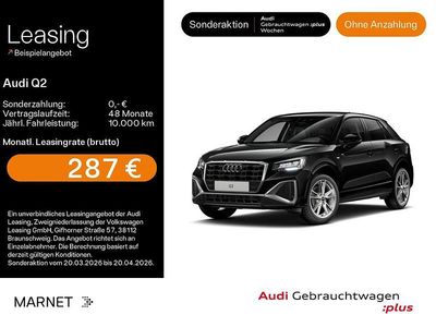 Gebraucht Audi Q2 S-Line 150 PS (110 kW) 2025 Mythosschwarz metallic SUV