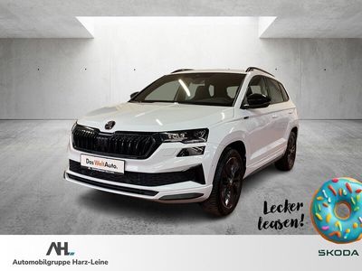 gebraucht Skoda Karoq 2.0 TDI Sportline 4x4 DSG LED Navi ACC 360° DCC