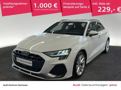 Gebraucht Audi A3 S-Line 150 PS (110 kW) 2024 2y gletscherweiß metallic (metallic) Limousine
