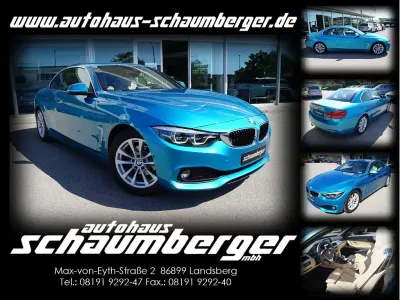Gebraucht BMW 420 Sport Line 184 PS (135 kW) 2017 Blau Cabrio
