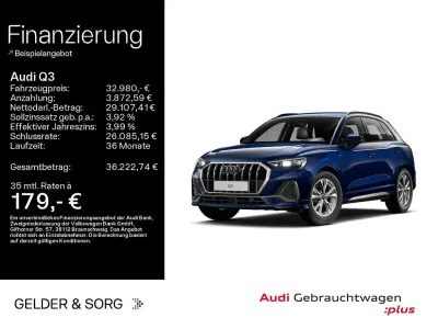 Gebraucht Audi Q3 S-Line 150 PS (110 kW) 2025 Navarrablau metallic SUV