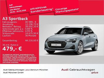 Gebraucht Audi A3 Sportback e-tron Advanced Plus 204 PS (150 kW) 2025 Pfeilgrau perleffekt Kleinwagen