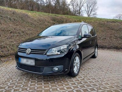 Gebraucht VW Touran Comfortline 105 PS (77 kW) 2012 Schwarz Van / Kleinbus