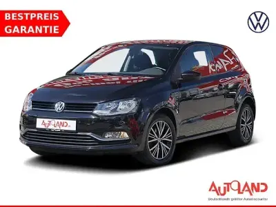 Gebraucht VW Polo Allstar 90 PS (66 kW) 2016 Deep black perleffekt Kleinwagen