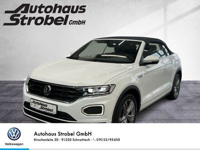 Gebraucht VW T-Roc Cabriolet R-line 150 PS (110 kW) 2021 Pure white (metallic) Cabrio