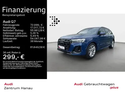 Gebraucht Audi Q7 S-Line 286 PS (210 kW) 2025 Ascariblau metallic SUV