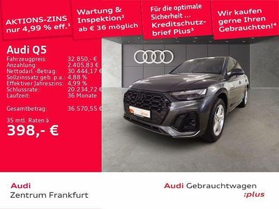 Gebraucht Audi Q5 S-Line 299 PS (219 kW) 2022 Daytonagrau perleffekt SUV