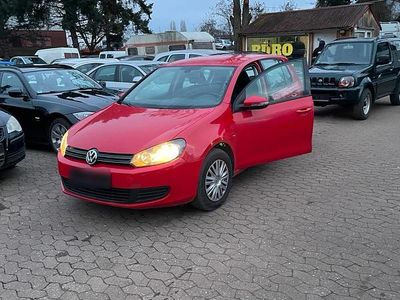 Gebraucht VW Golf VI 122 PS (89 kW) 2009 Rot Kleinwagen