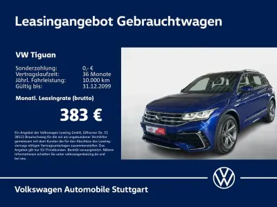 Gebraucht VW Tiguan R-line 150 PS (110 kW) 2022 Lapiz blue metallic SUV