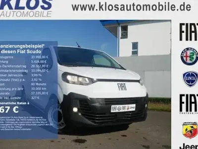 Ny Fiat Scudo 150 HK (110 kW) 2026 Hvid Van