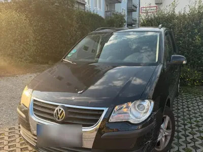 Gebraucht VW Touran 2007 Schwarz Van / Kleinbus