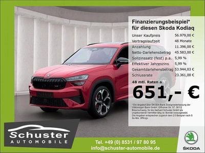 Rot Neu 2025 Skoda Kodiaq RS SUV | 56.979 € (Fairer Preis)