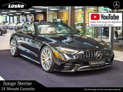 Gebraucht Mercedes SL43 AMG Premium Plus 421 PS (309 kW) 2025 Lack obsidianschwarz Cabrio