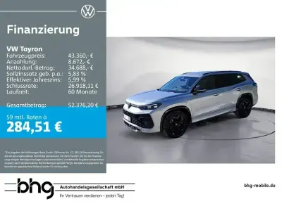 Usata VW Tayron R-line 150 CV (110 kW) 2025 Argento SUV