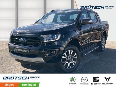 gebraucht Ford Ranger 2.0 TDCi Panther Doppelkabine 4x4 Wildtrak LEDER / STHZG / AHK