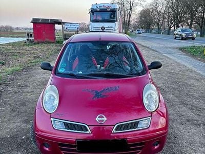 Gebraucht Nissan Micra Visia 65 PS (47 kW) 2008 Rot Limousine